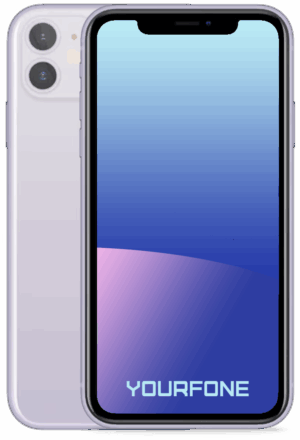 iPhone 11 Purple back and front