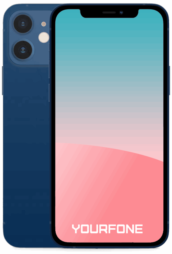iPhone 12 Blue front and back - YF Staging