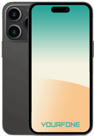 iphone-16 pro black front and back