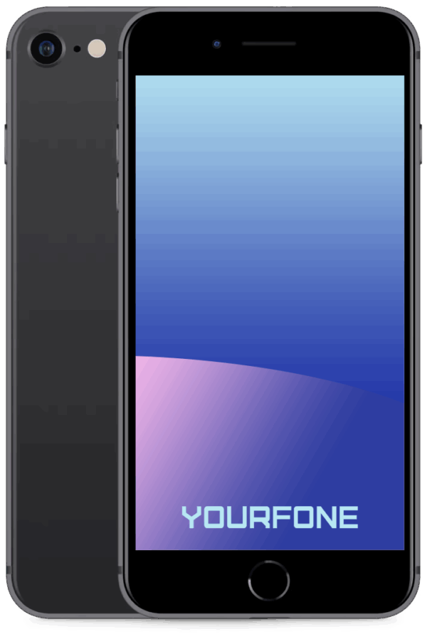 iPhone 7 Black Front and Back - YF Staging